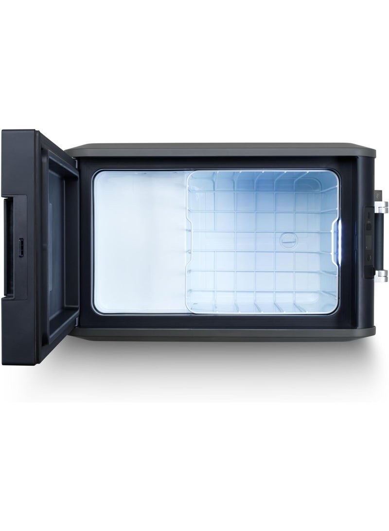 دوميتك دومتيك CFX5 35 – صندوق تبريد ضاغط محمول بسعة 35 لتر – يعمل على 12/24 فولت و240 فولت – صندوق تبريد كهربائي/فريزر للسيارة – ثلاجة صغيرة للشاحنات والقوارب والمنازل المتنقلة - Image 2